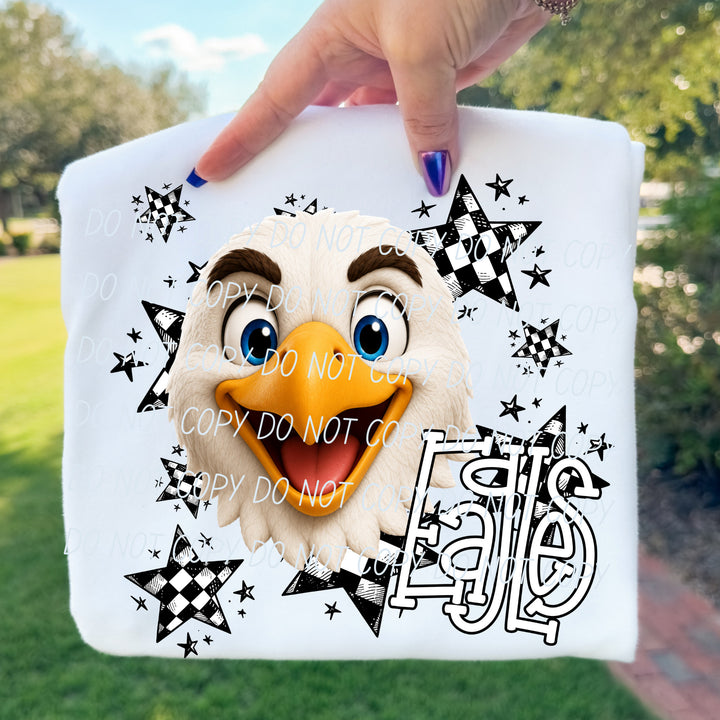 Eagles Big Mascot Energy mascot DTF transfer