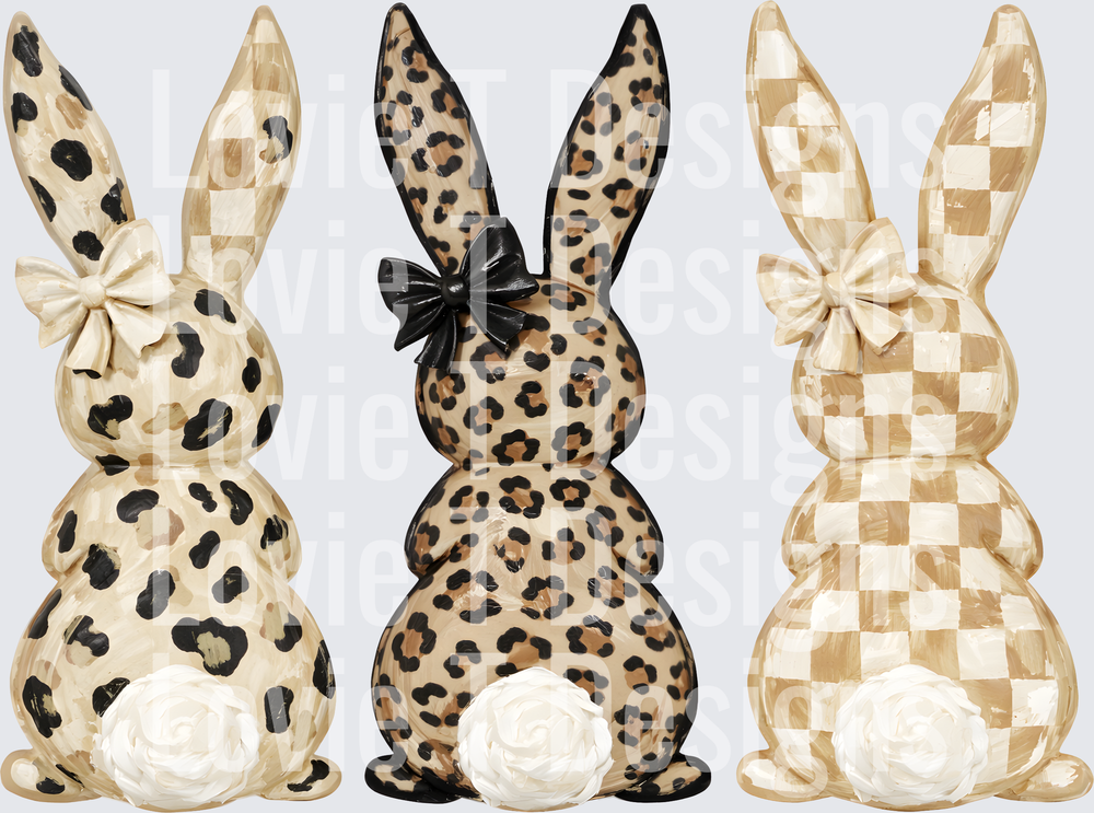 EASTER BUNNY TRIO