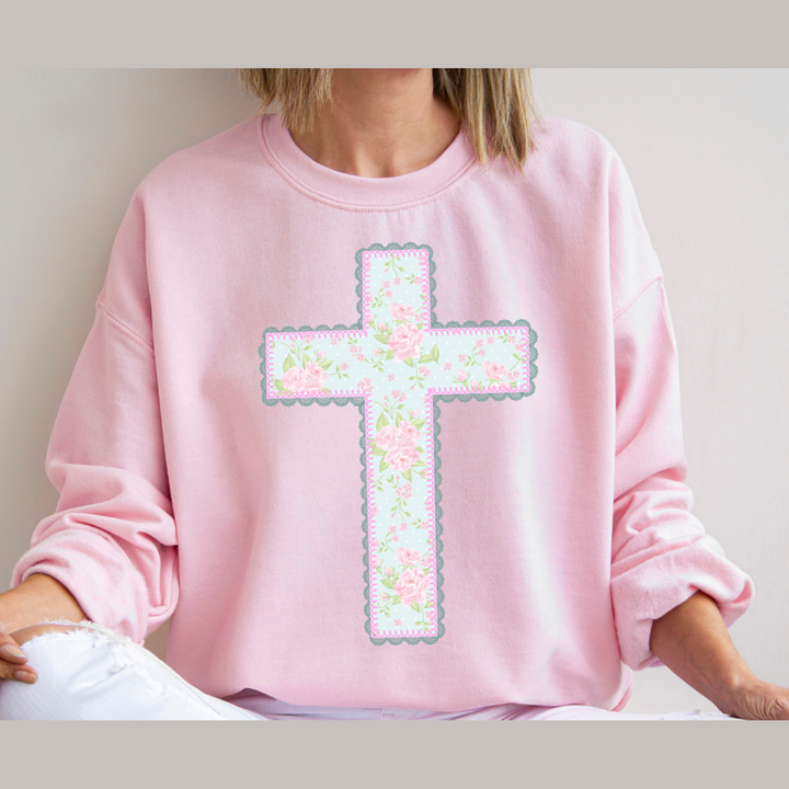 Easter Cross – DTF Transfer – product image