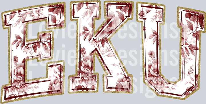 EKU MAROON TOILE