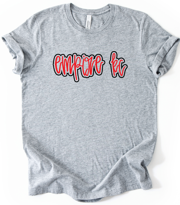 EMPIRE KC RED AND BLACK OUTLINE