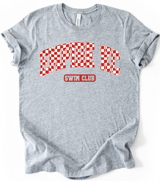 EMPIRE KC SWIM CLUB RED CHECKER