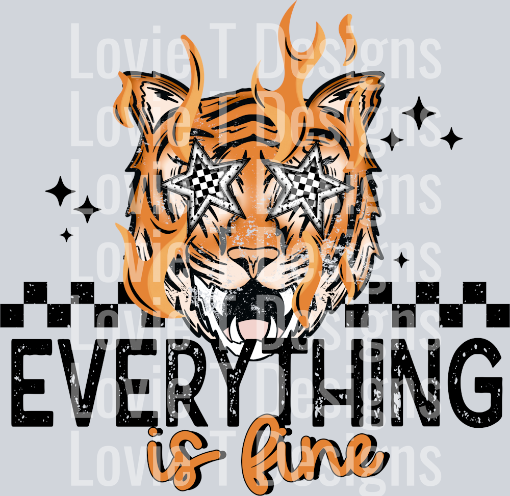 Everything_Is_Fine_Tiger_Black_Words