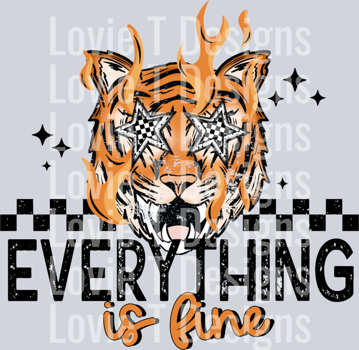 Everything_Is_Fine_Tiger_Black_Words