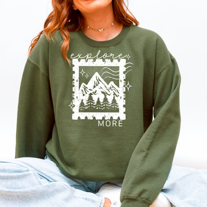 EXPLORE MORE STAMP BLACK