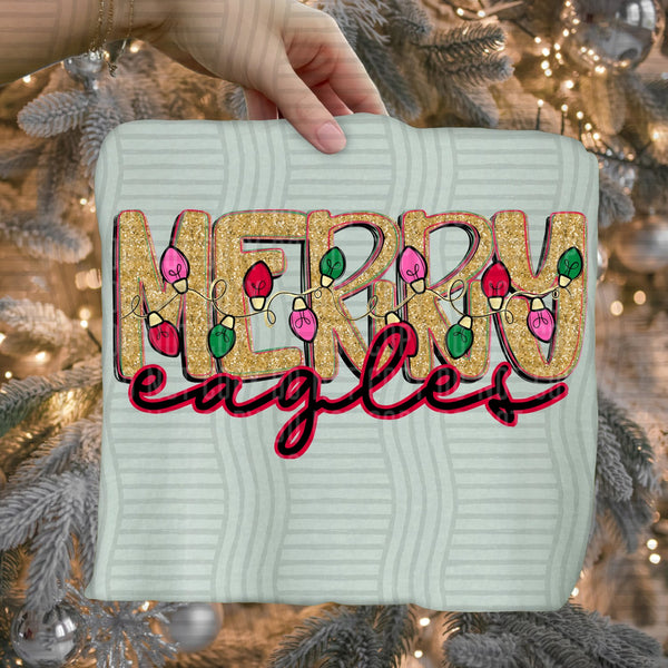 Merry Lights Mascots Eagles design