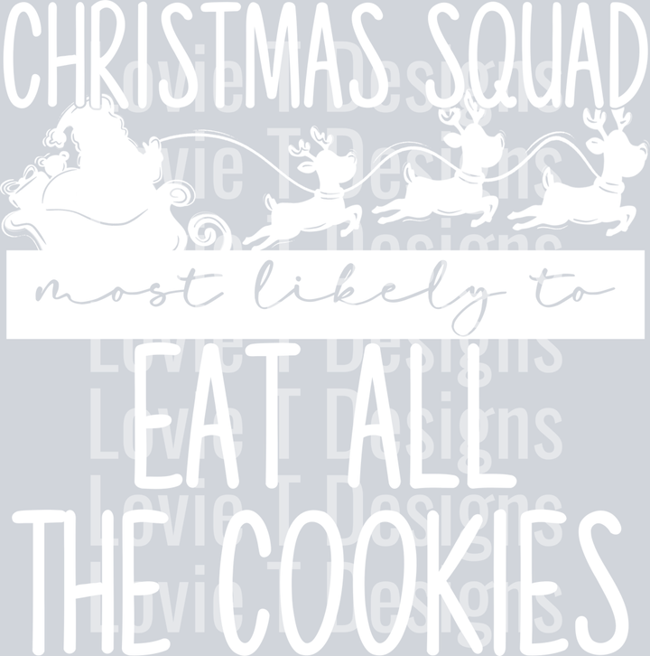 Eat All The Cookies White