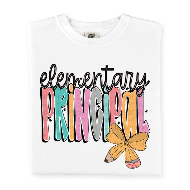 ELEMENTARY PRINCIPAL  DOODLE BOW