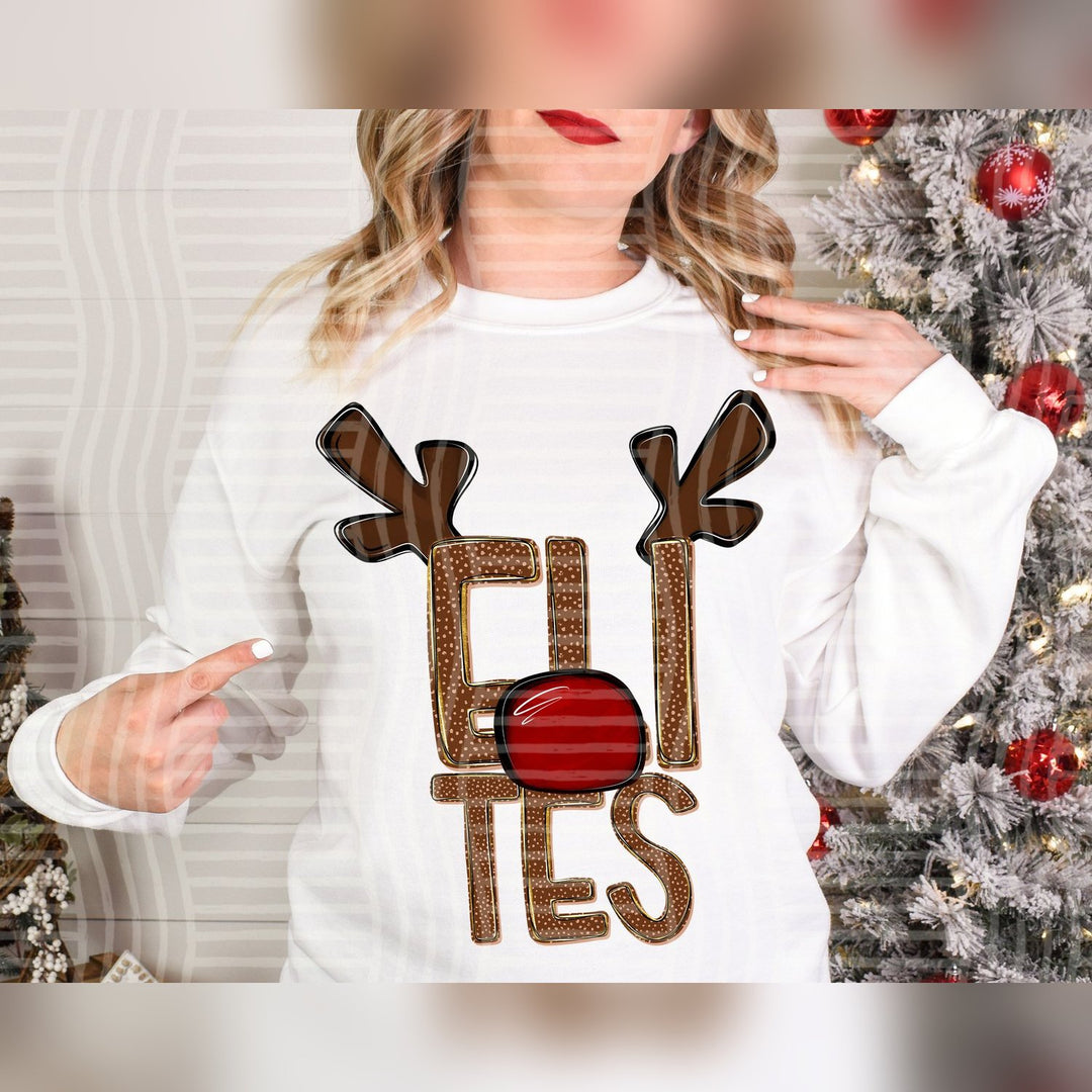 Elites Deer Antler Mascots DTF transfer