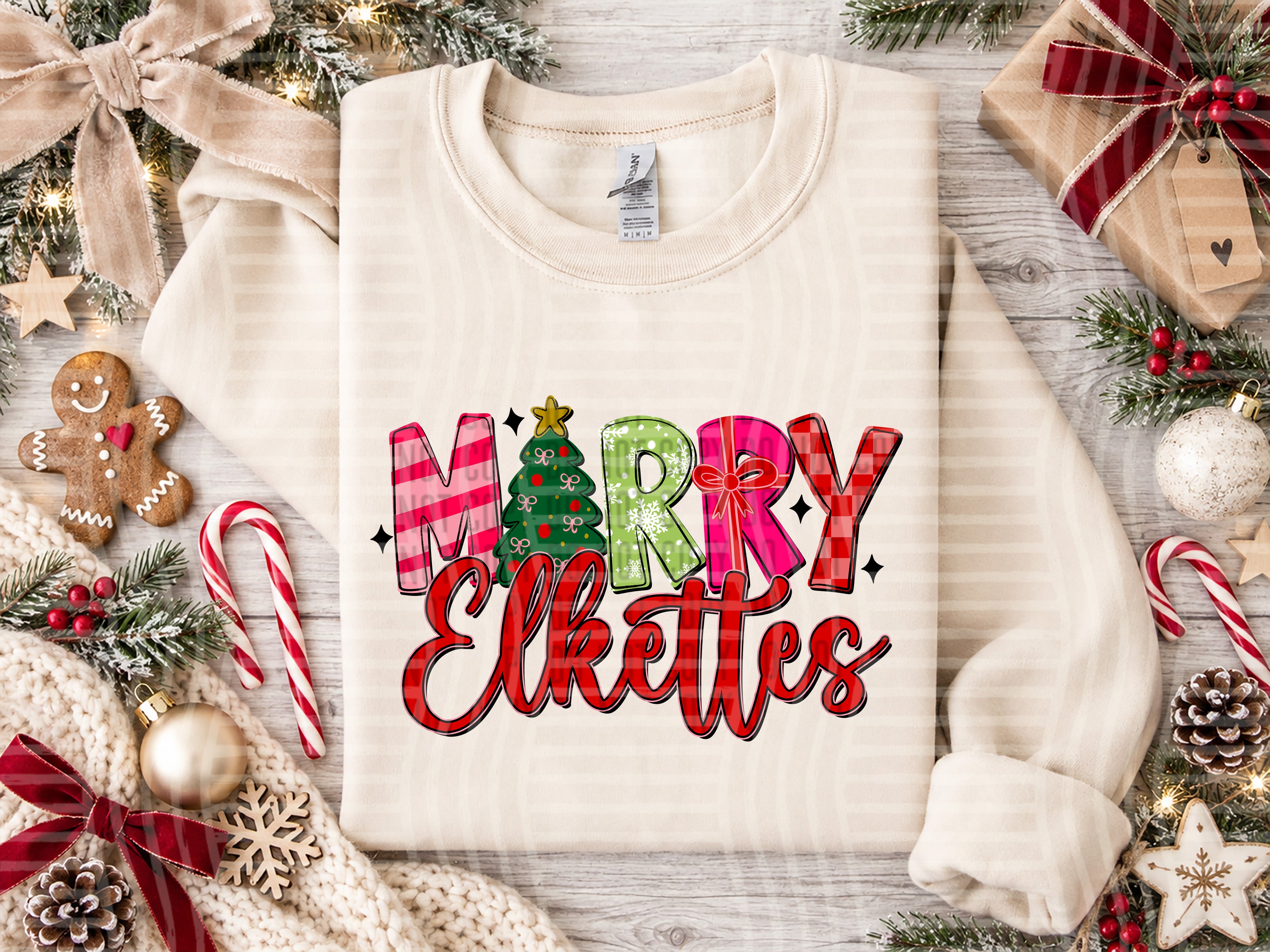 Merry Mascots Elkettes design