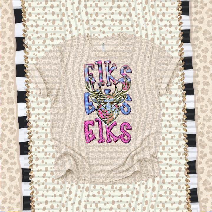 Elks Dolly Doodle mascot DTF transfer