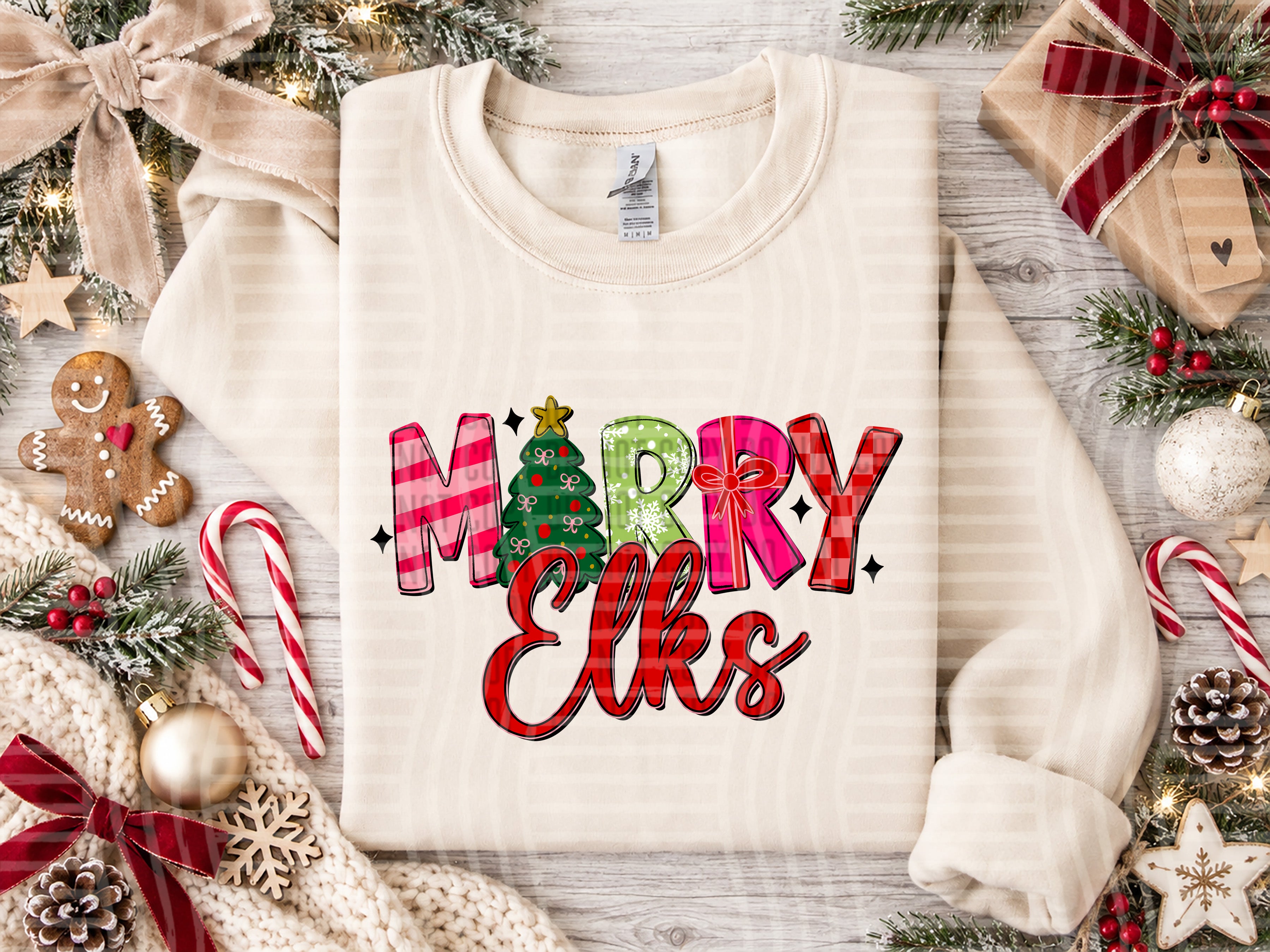 Merry Mascots Elks design