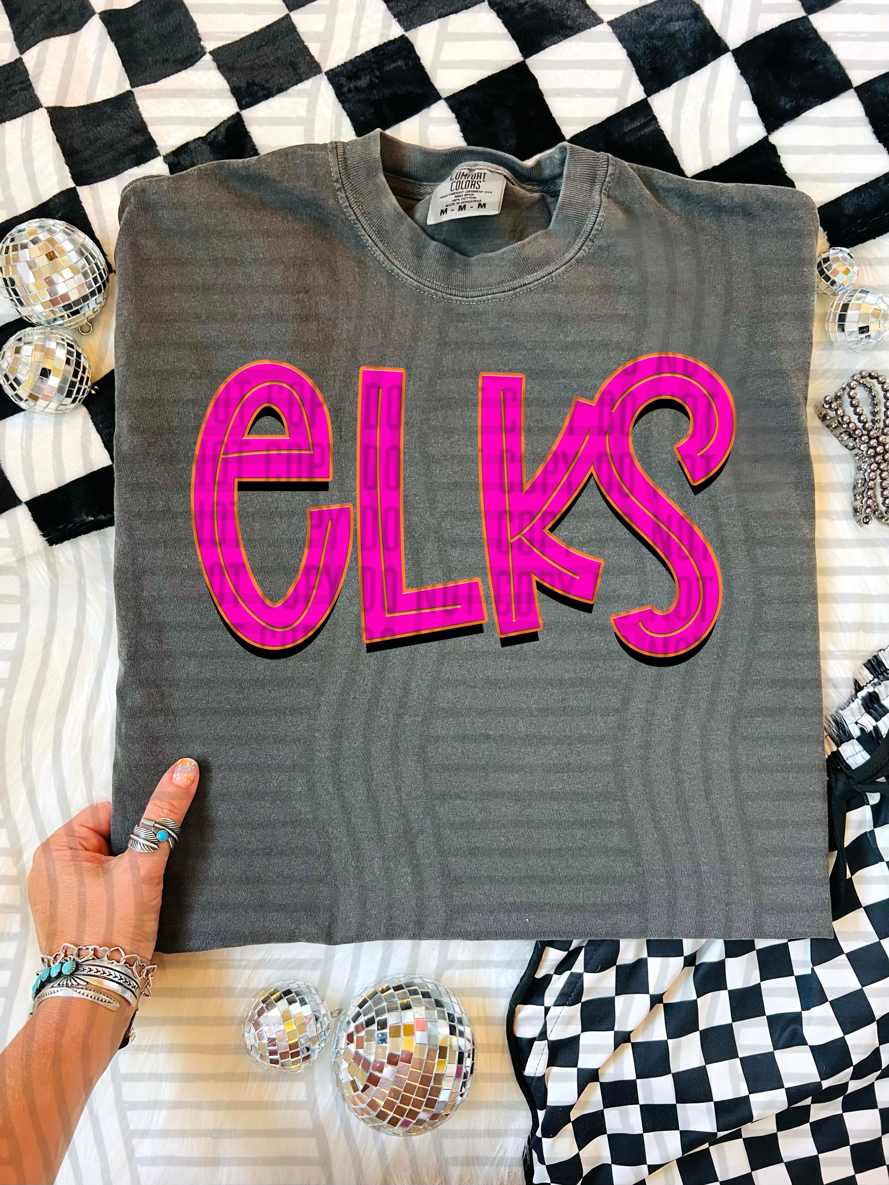 Pink Punch Elks design