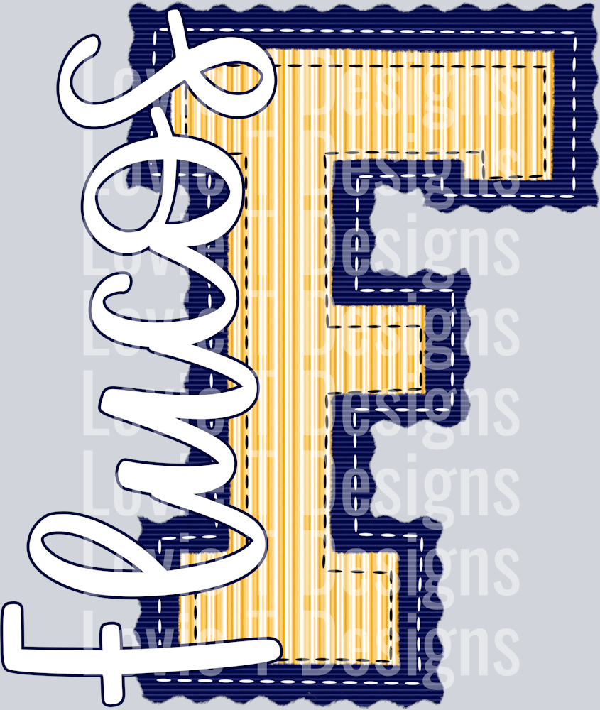F FLUCOS NAVY BASE WITH YELLOW TOP FLUCOS