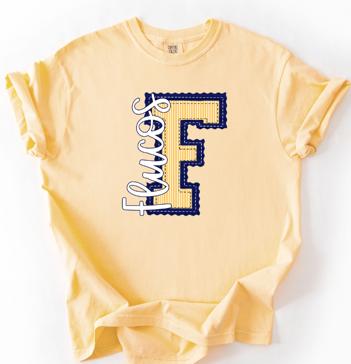 F FLUCOS NAVY BASE WITH YELLOW TOP FLUCOS