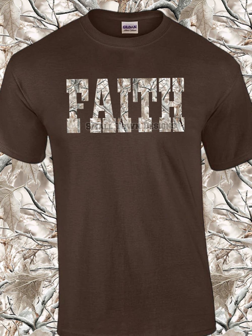 Faith Camo DTF transfer design – image 1