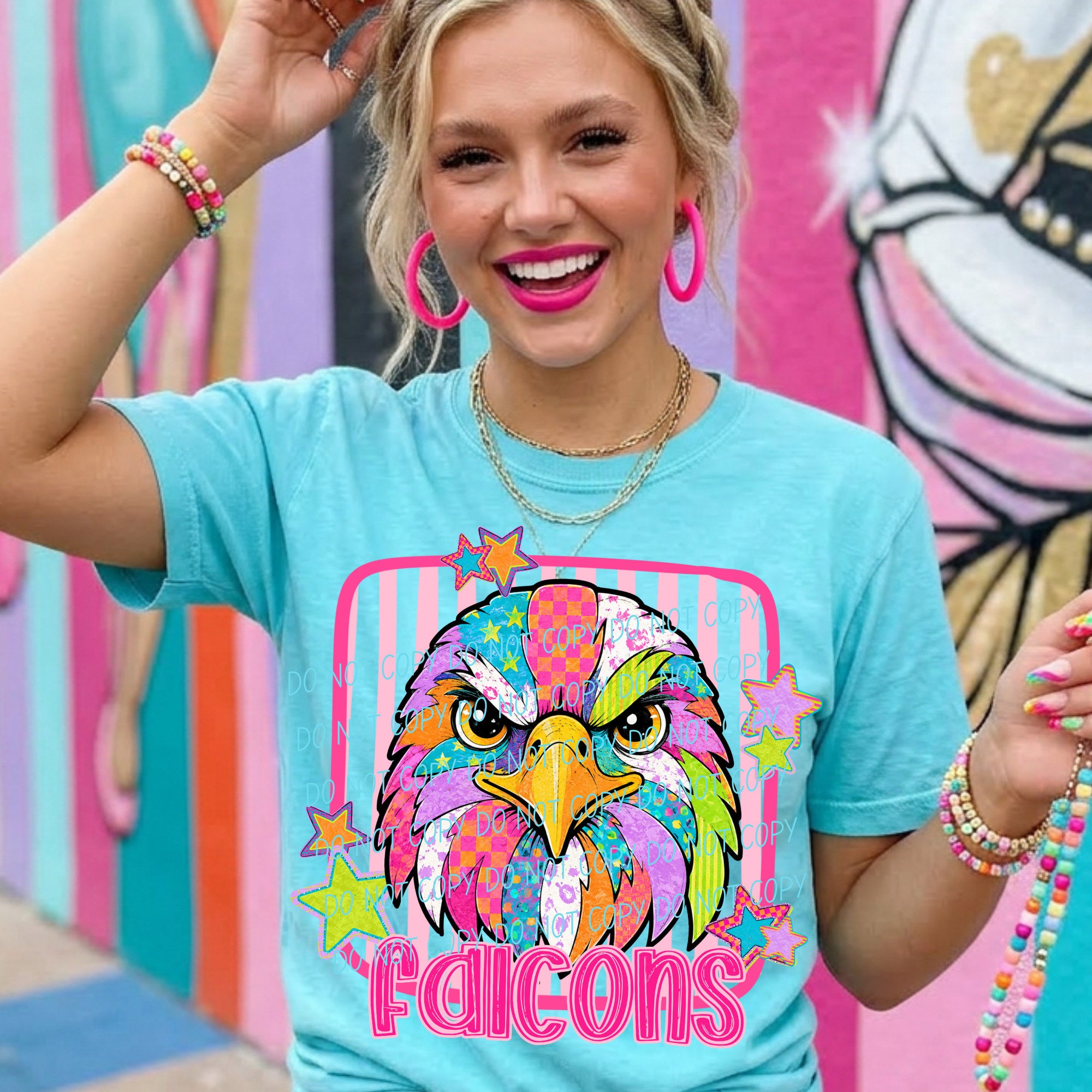 Funky Fresh Mascots FALCONS design