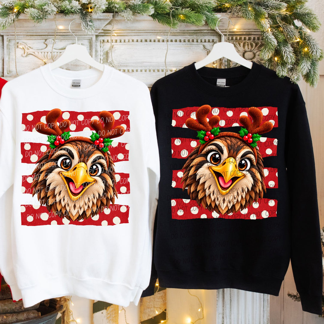 Falcon Reindeer Spirit Mascots DTF transfer