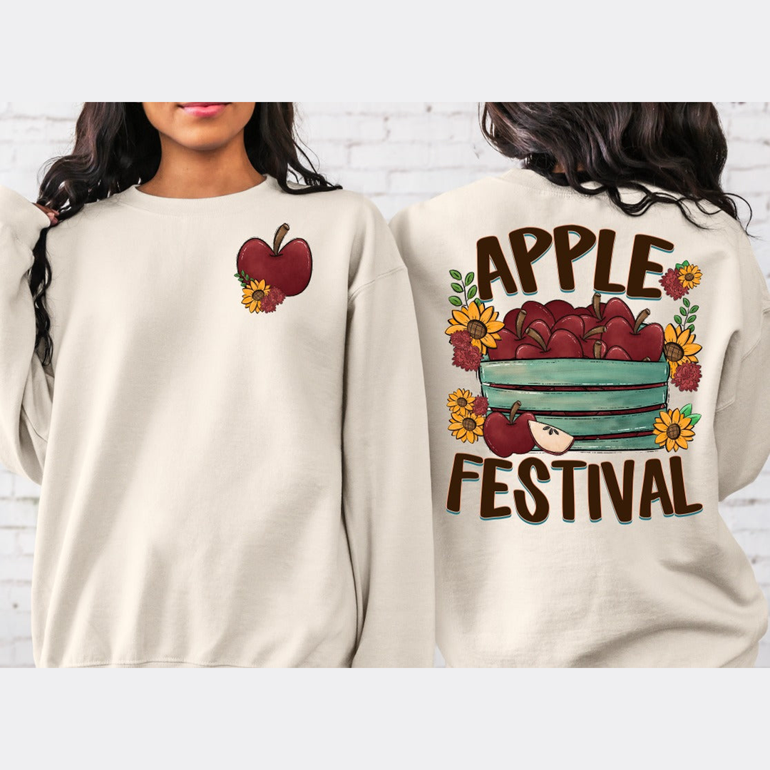 Fall Festival Apple – DTF Transfer
