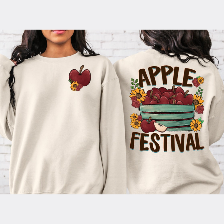 Fall Festival Apple – DTF Transfer