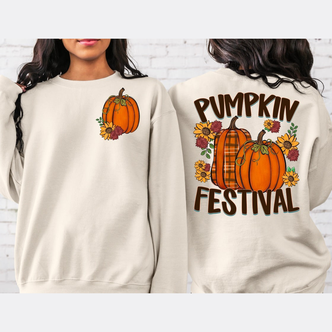 Fall Festival Pumpkin Front – DTF Transfer