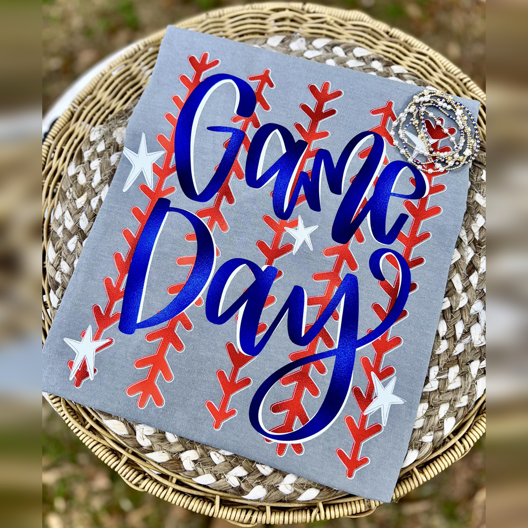 Faux Metalic Game Day – DTF Transfer – product image