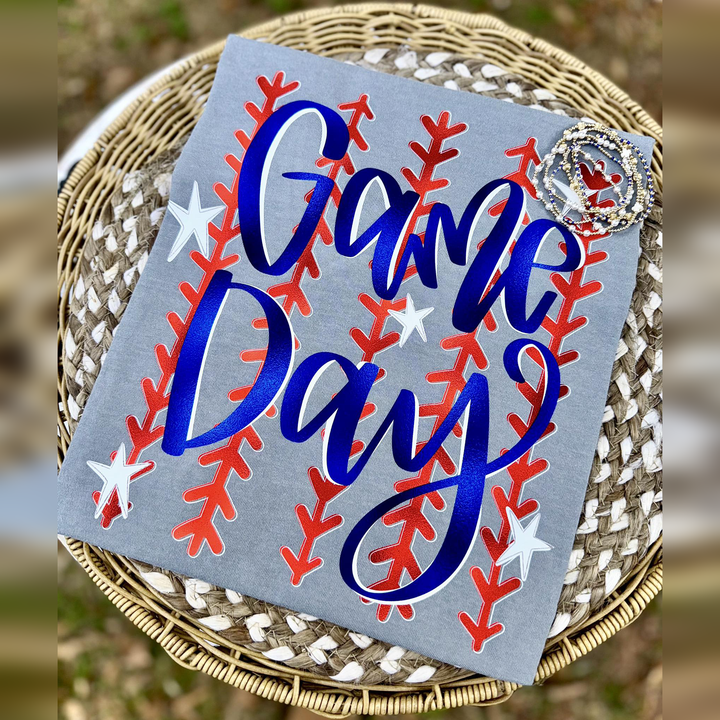 Faux Metalic Game Day – DTF Transfer – product image