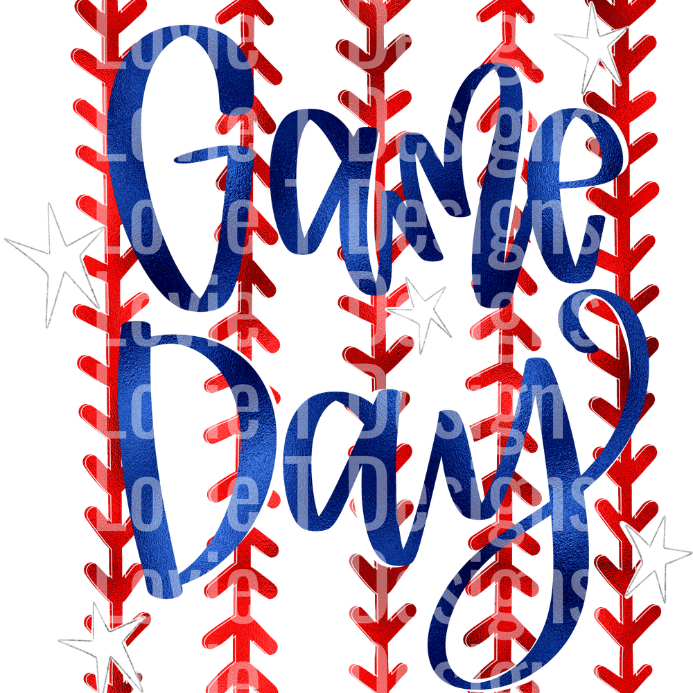 FAUX METALIC GAME DAY