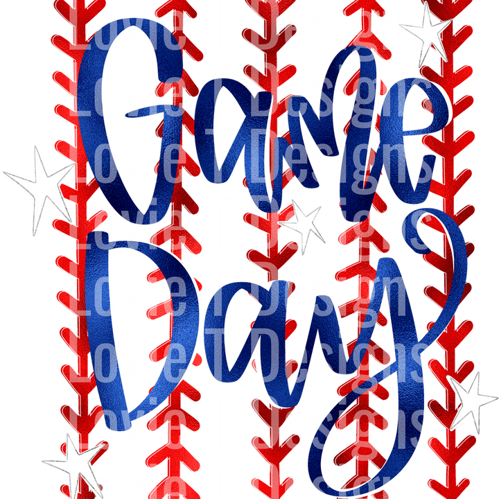 FAUX METALIC GAME DAY