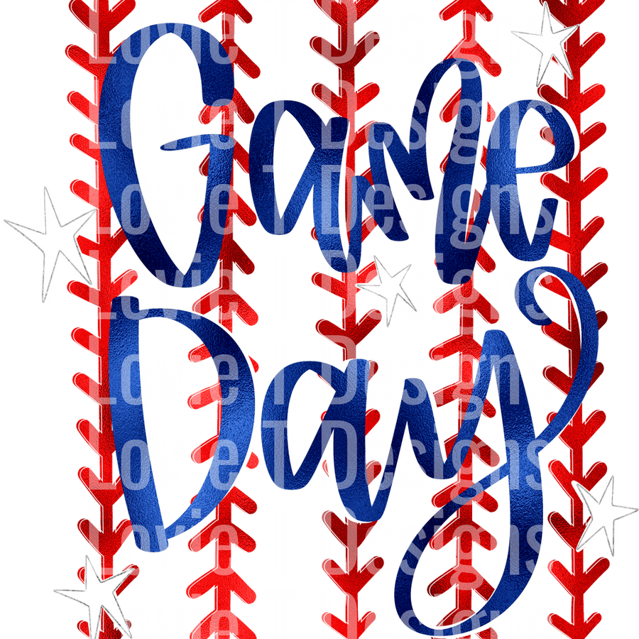 FAUX METALIC GAME DAY