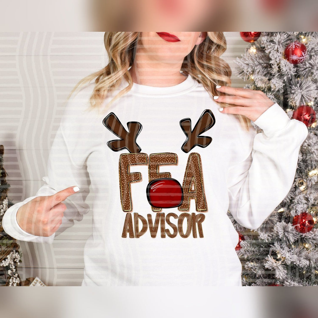 FFA Advisor Deer Antler School Staff DTF transfer
