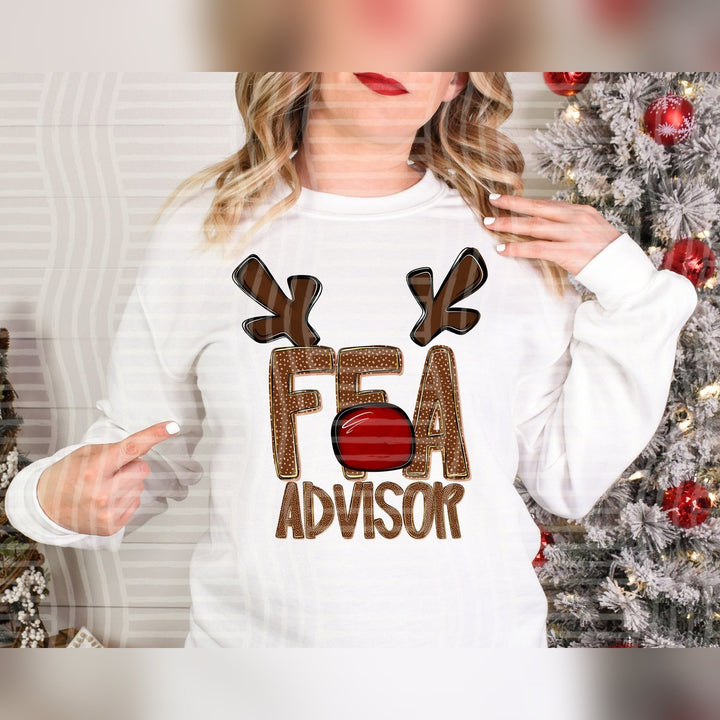 FFA Advisor Deer Antler School Staff DTF transfer