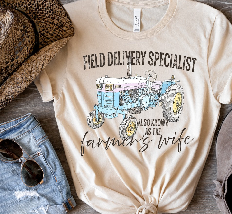 Field Delivery Specialist DTF transfer design