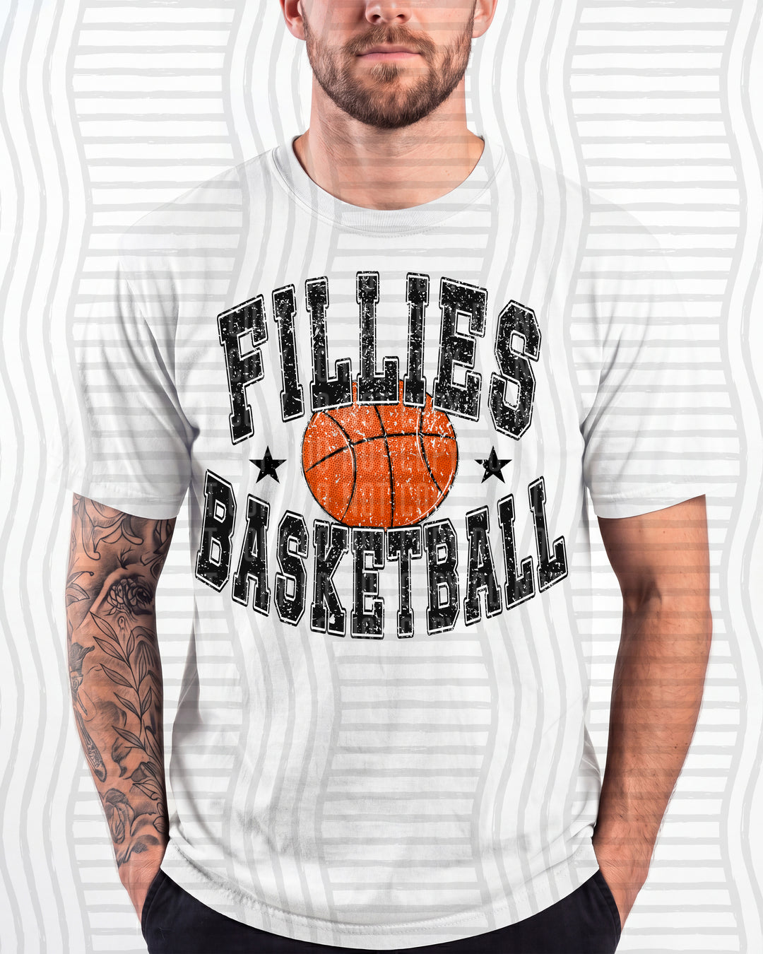 Fillies Basketball Varsity Mascots DTF transfer
