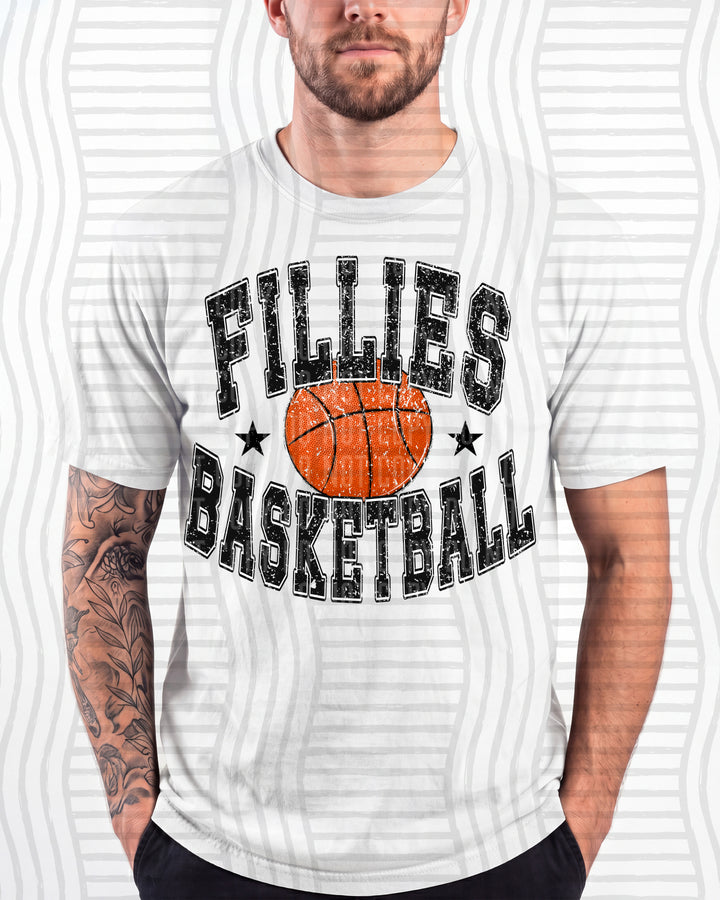 Fillies Basketball Varsity Mascots DTF transfer