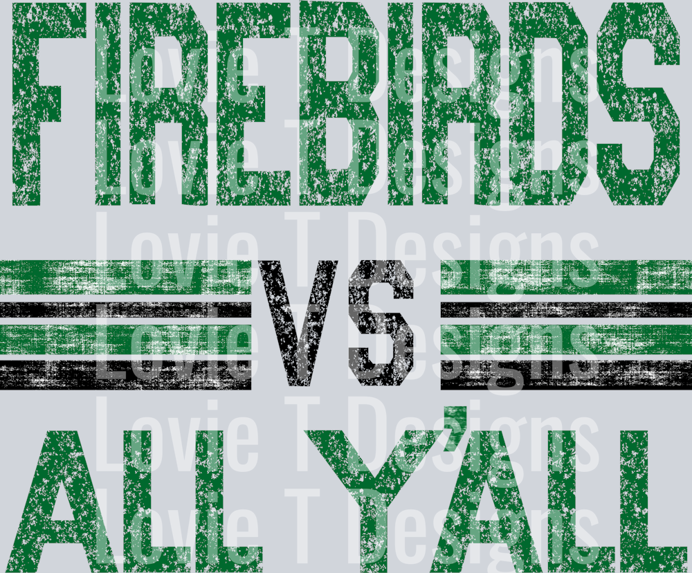 FIREBIRD GREEN AND BLACK VS ALL YALL