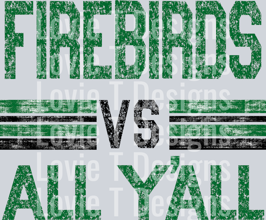 FIREBIRD GREEN AND BLACK VS ALL YALL