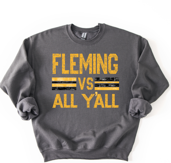 FLEMING VS ALL YALL YELLOW AND BLACK