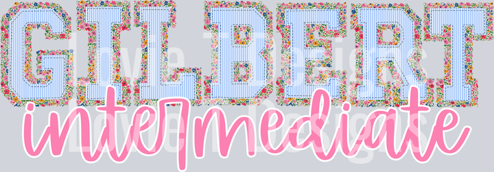FLORAL PREPSTER GILBERT INTERMIDIATE COLUMBIA TOP