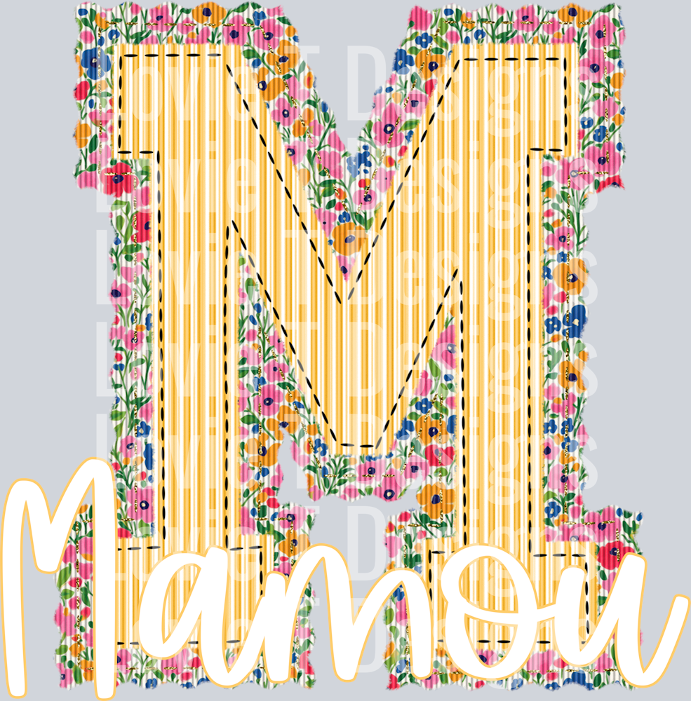 FLORAL PREPSTER M MAMOU ON BOTTOM