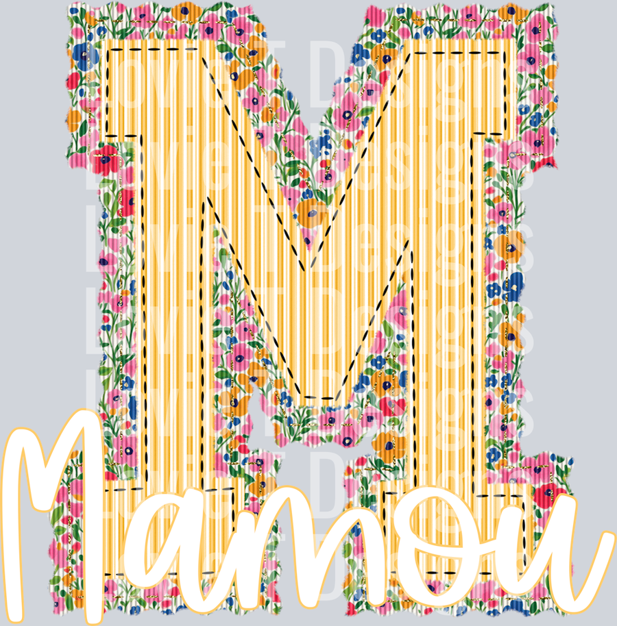 FLORAL PREPSTER M MAMOU ON BOTTOM