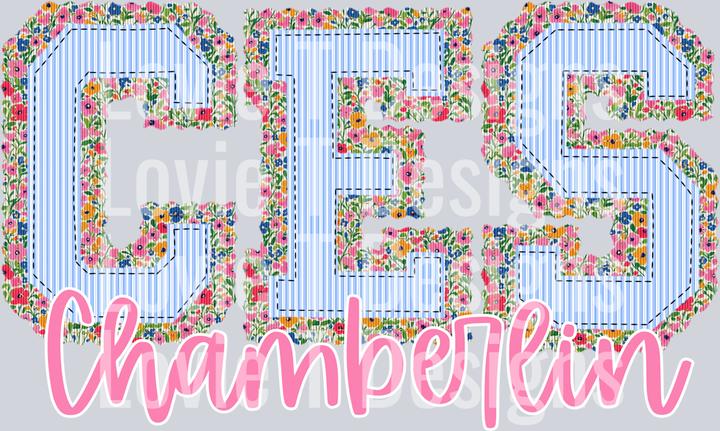 FLORAL SEERSUCKER COLUMBIA TOP CES CHAMBERLIN