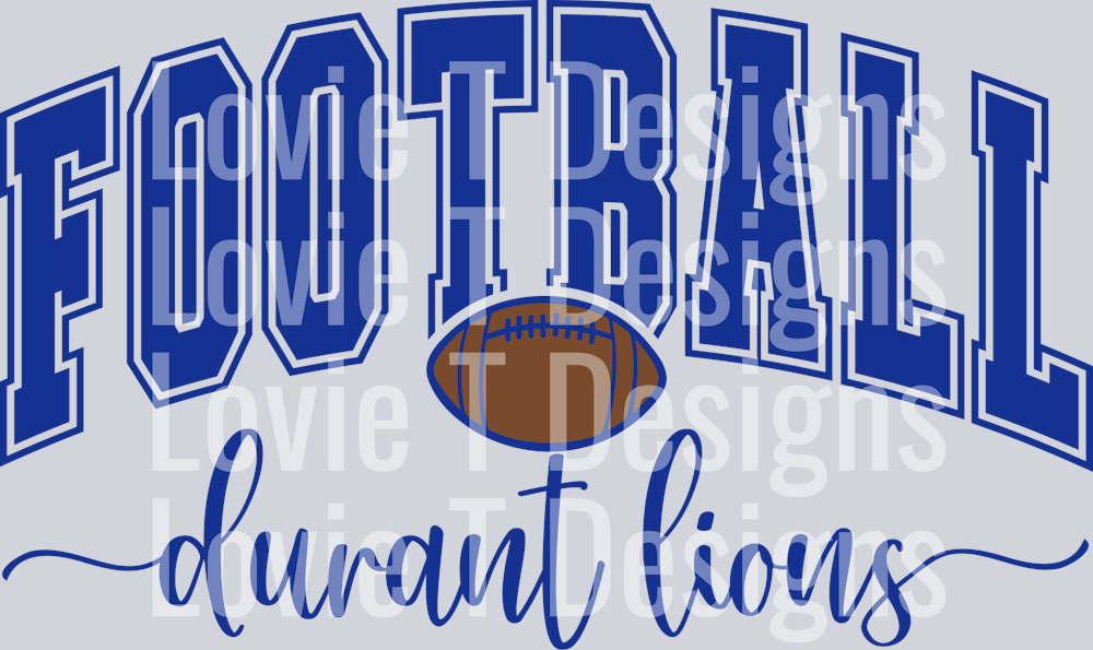 FOOTBALL DURANT LIONS ROYAL