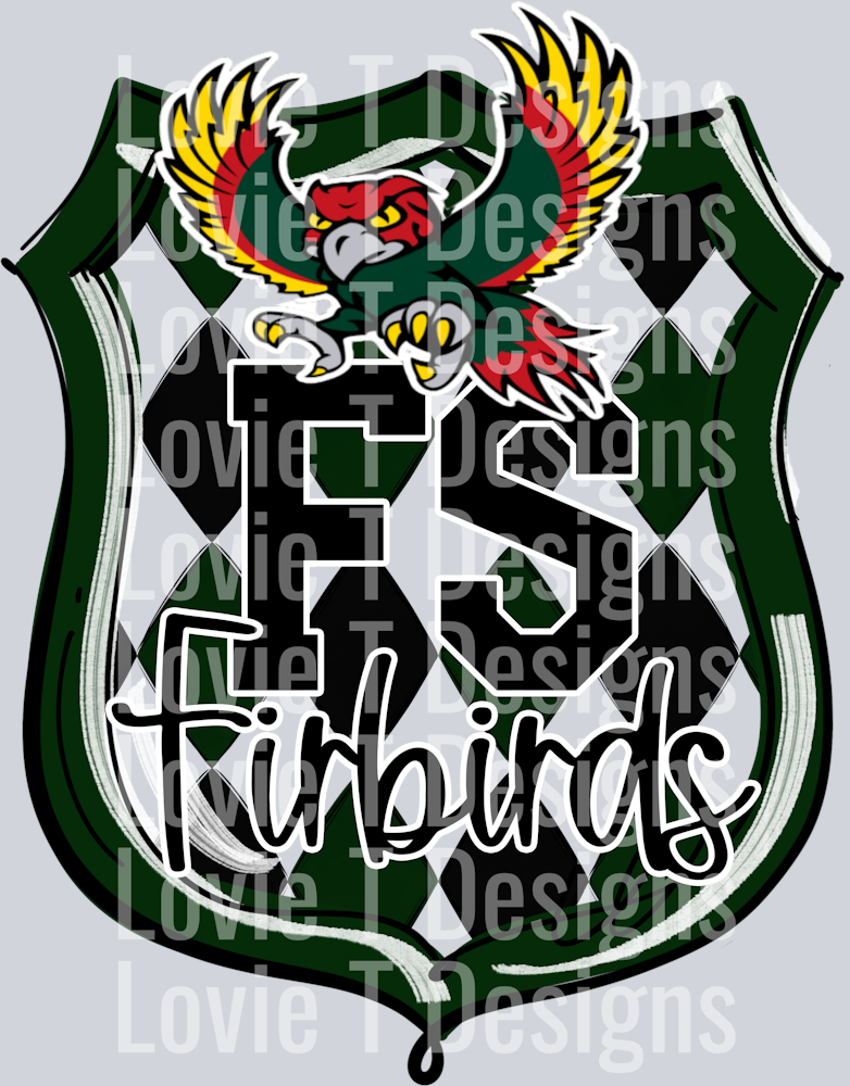 FS FIREBIRDS SCHOOL CREST MASCOTS MASTER
