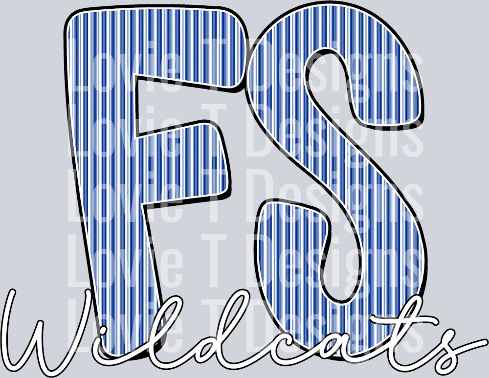 FS WILDCATS ROYAL SEERSUCKER