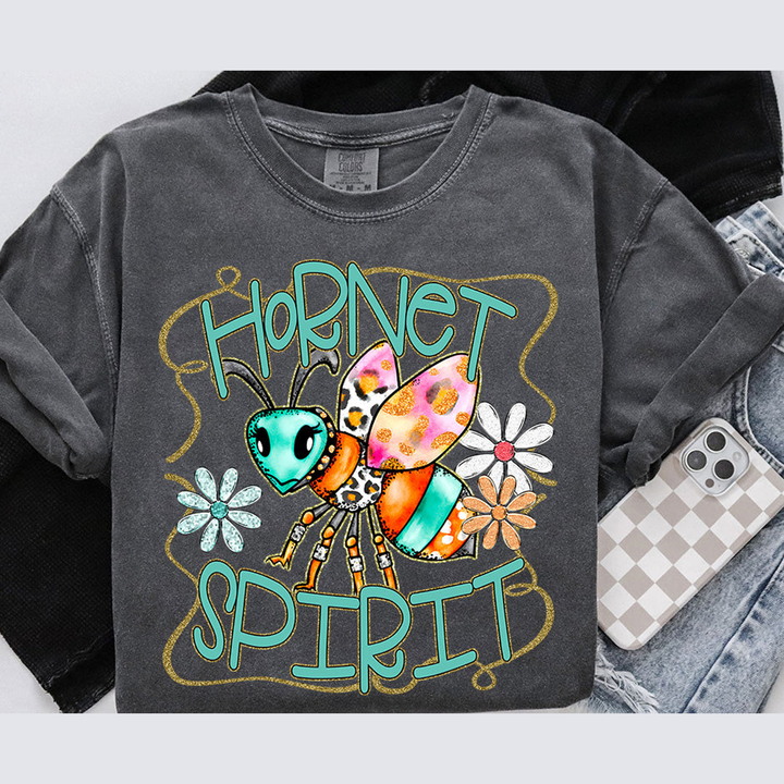 Funky Retro Spirit Hornet – DTF Transfer – product image