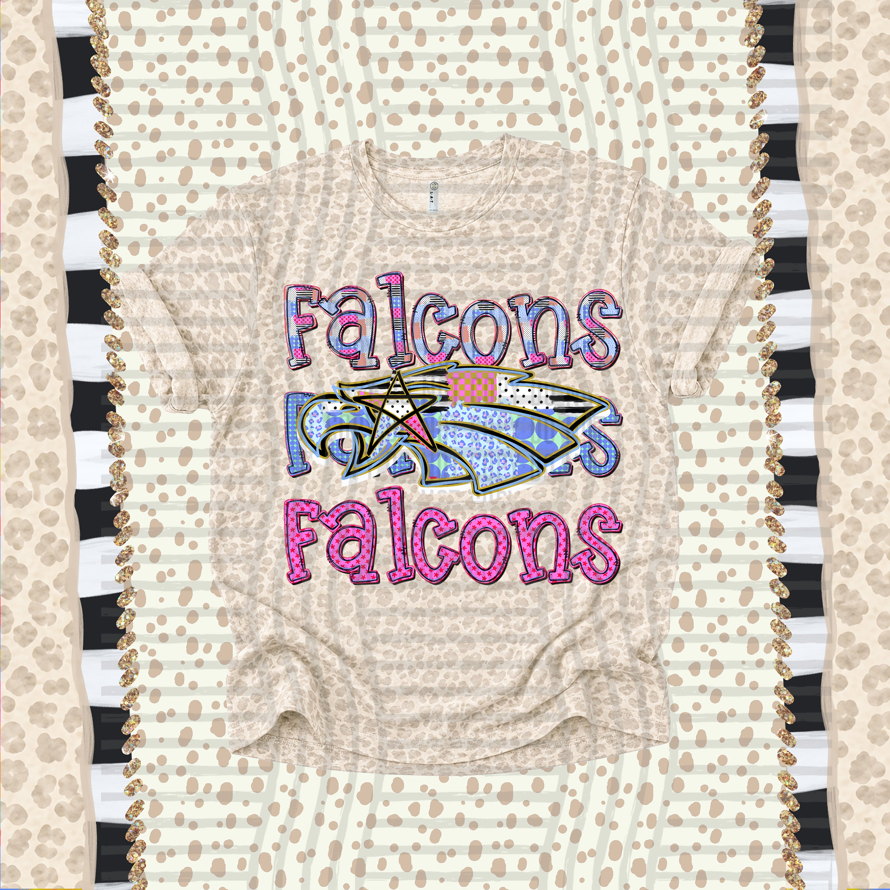 Dolly Doodle Mascots Falcons design
