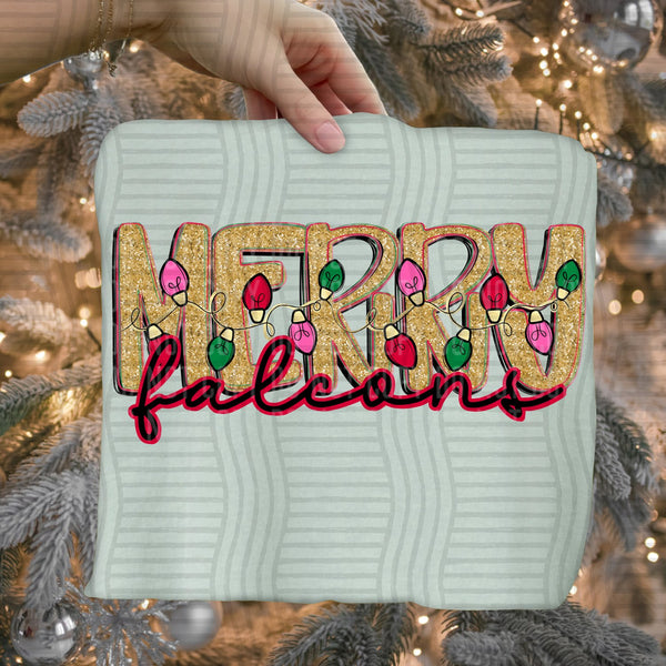 Merry Lights Mascots Falcons design