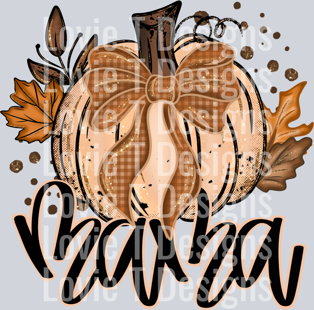 Fall Glitter pumpkin  Mama