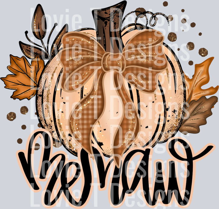 Fall Glitter pumpkin  Memaw